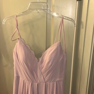 Hayley Paige occasions - bridesmaid dress. Dusty roads size 6- tailored to 5